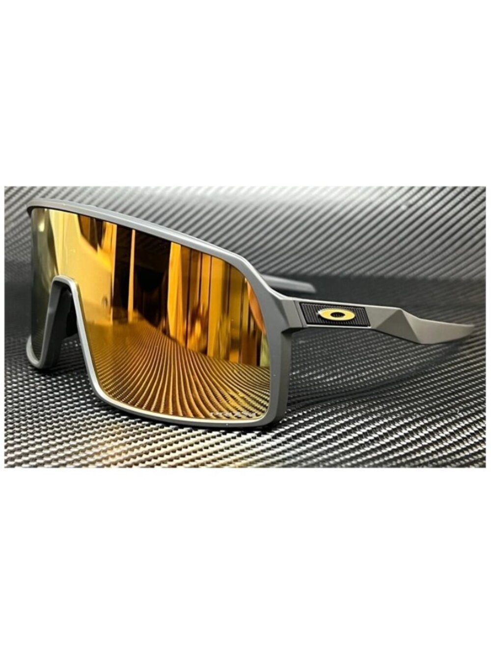 New Oakley Men Matte Carbon Sunglasses 37-23-140